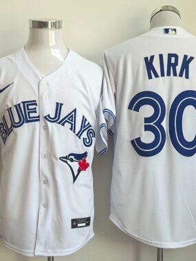Alejandro Kirk #30 White Baseball Jersey